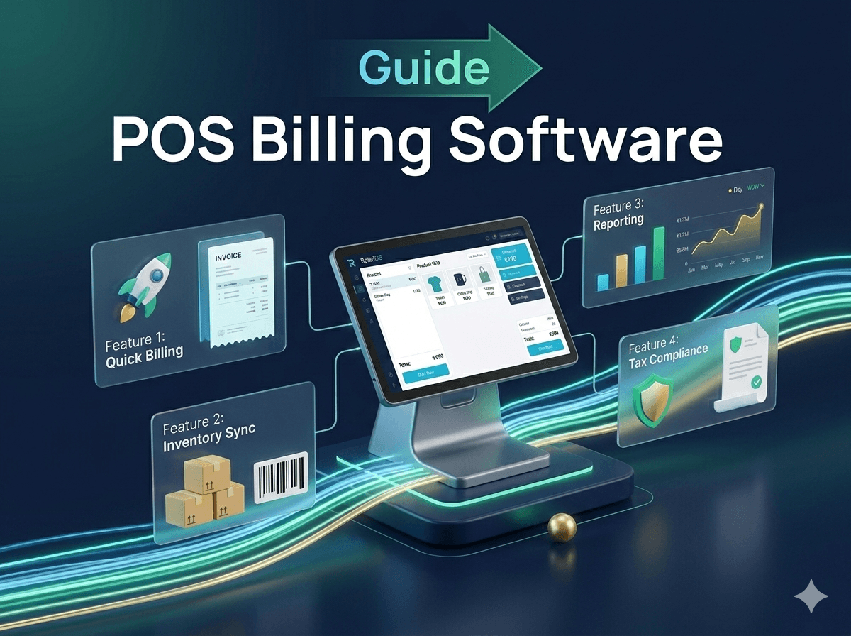 Blog post image for How to Choose POS Billing Software for Small Shops in India