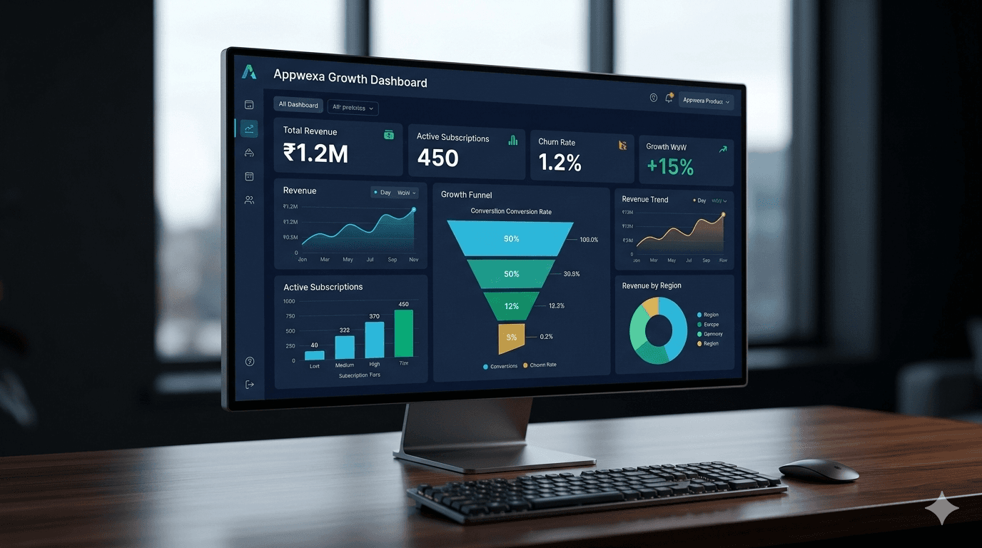 Appwexa Growth Dashboard